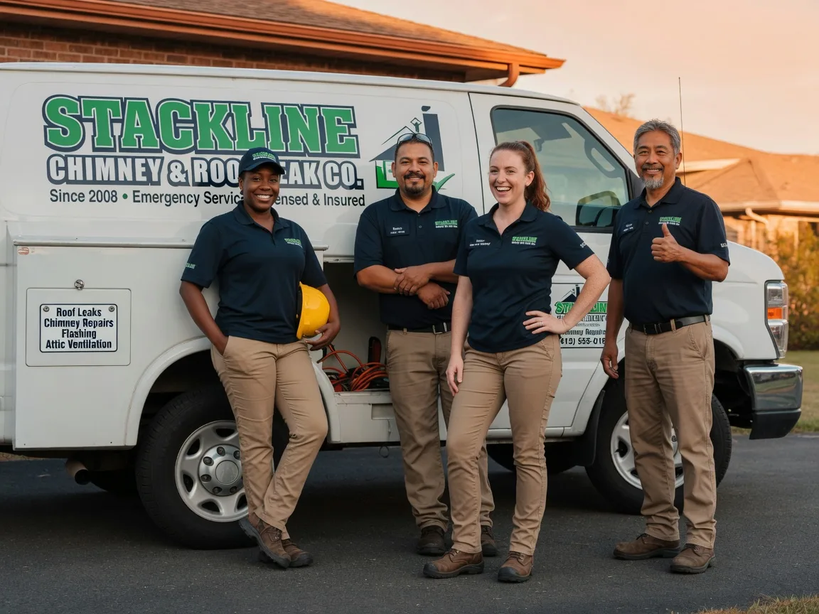 Chimney flashing repair company in Lamar, OK